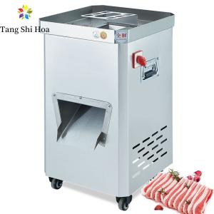 Quality 200KG/H Vertical Electric Meat Cutting Machine Stainless Steel Meat Slicer Machine wholesale