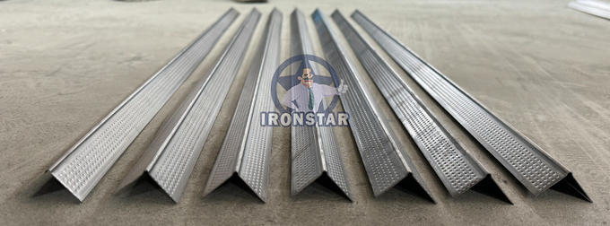 Angle and Omega channel 2 in 1 roll forming machine in US Corner bead roll forming machine Raw material:Galvanized steel