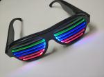 New Style Voice-Activated LED glasses Sound activated shutter led flashing