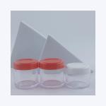 Stamping Printing Handling 20ml Clear Plastic Acrylic Cosmetic Cream Jar