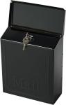 Galvanized Steel Wall Mount Post Box for Small Capacity Mailboxes Townhouse