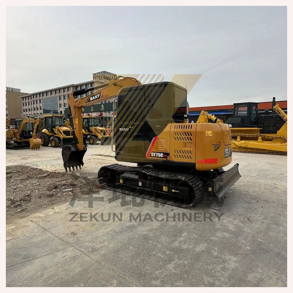 2021 Used Sany SY75C Crawler Excavator 7TON for Construction