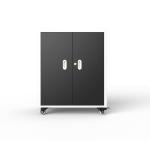 Smart Laptop Charging Cabinet 30 AC Ports Charging Cart