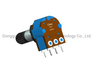 Quality 12mm Dual Unit Rotary Potentiometer Insulated Shaft Sealed RV123G0 OEM wholesale