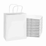 OEM Clothing Packaging Brown Grocery Bags Recyclable Christmas Gift Bags