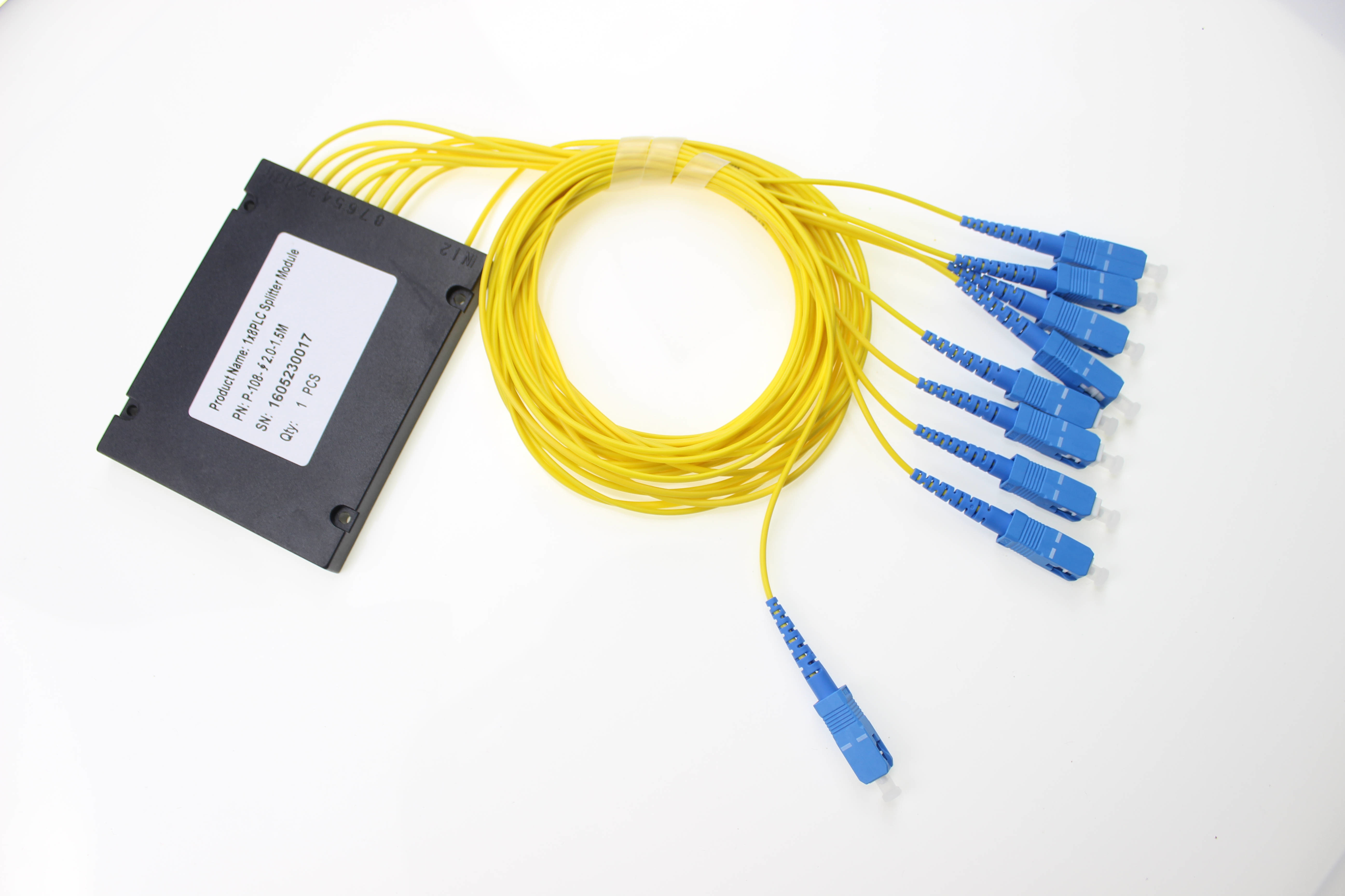 Cassette Type PLC Fiber Optic Splitter For Telecom Network