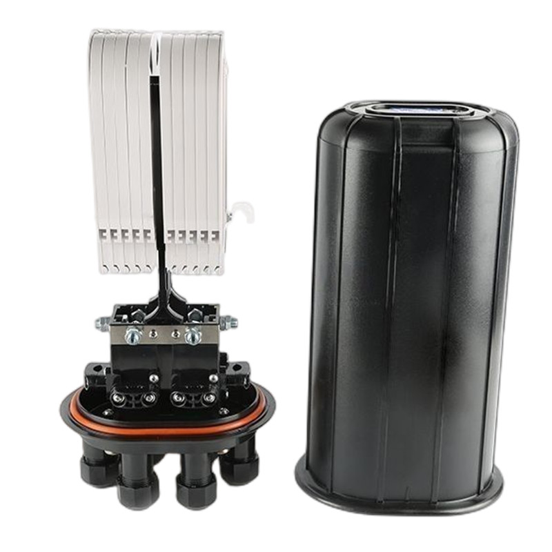FTTH Dome Type Closure Aerial Fiber Optic Joint Enclosure 6 Port 240 Cores