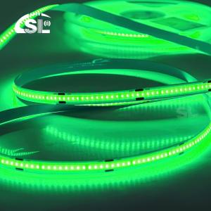Quality Electroplate COB 24v COB 320Ds 8mm Ra 85 Green LED Light Strip -20 - 45℃ wholesale
