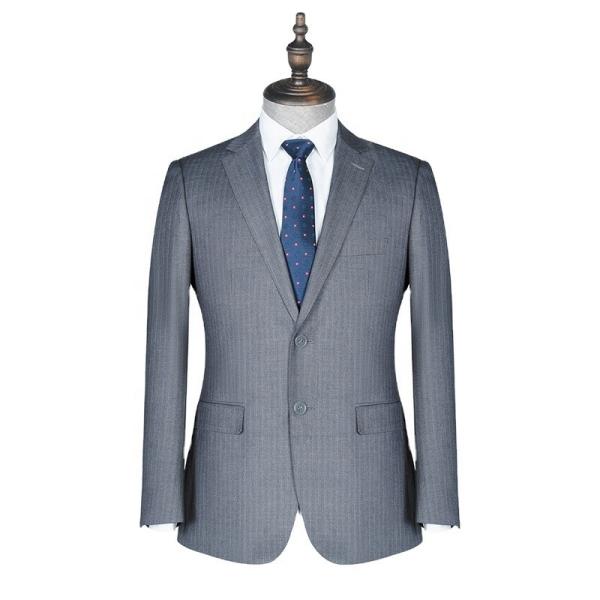 Men's Formal Suits Long Coats with Stand Collar and Professional Winter Business