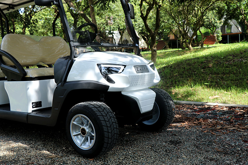 Excar 8 Seats Special Body Design Sightseeing Car With Flip-Flap Seat