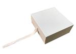 Fashionable Ribbon Tie Gift Box , Personalised Packaging Boxes Custom Logo