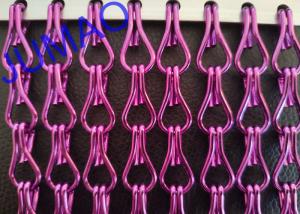 Quality Contemporary Style Metal Chain Link Curtains Outdoor With Various Colors wholesale