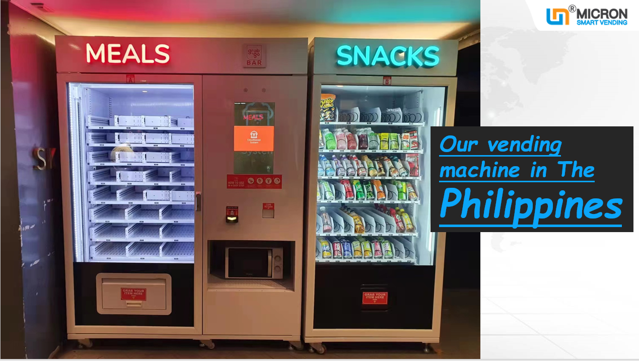 Accept customize E-wallet vending machine to sell snack drink food cigarette