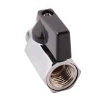 Mini Ball Valve NPT Female x Male Shut-Off Valve in Equal Stainless Steel 301