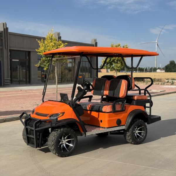 Luxury Electric Utility Hunting 72V Lithium Off Road Golf Cart 4 Seater Scooter
