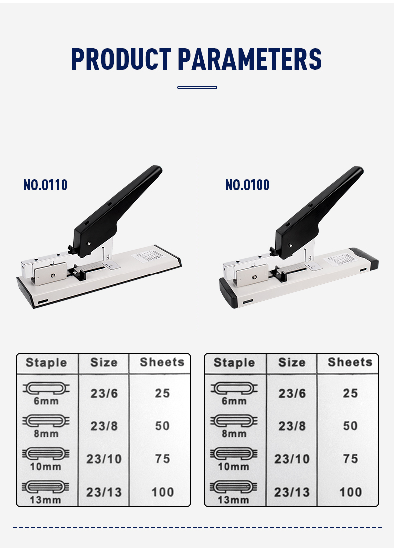 Office Heavy Duty Stapler Machine 240 Sheets Capacity for High Volume Binding Demands