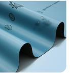 Factory Custom Non Slip Eco Friendly Fitness Printed PU Rubber Yoga Pilates Mat