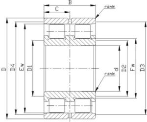 Quality Precision Cylindrical Roller Bearings: SL0249 series cylindrical roller bearing SL024980 wholesale