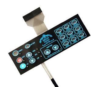 Quality EL Lamp Back Lighting Membrane Switch Keypad Dustproof Anti - Oil OEM Service wholesale