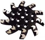 10” Metal Bond Double-seg Diamond Grinding Head For Floor Grinders