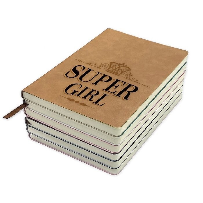 Sublimation Blanks Custom Printed Logo Colored PU Leather A5 Sublimation Notebook