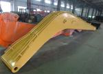 High Performance Excavator Long Reach , CAT Yellow High Reach Arm