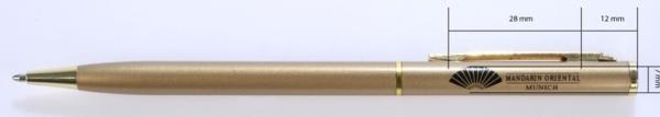 metal mandarin oriental hotel pen,mandarin hotel pen,hospitality pen from china