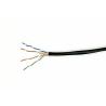 Buy cheap Black PE-UV UTP Bulk CAT5E Cable PE UV Resistant Sheath Waterproof from wholesalers