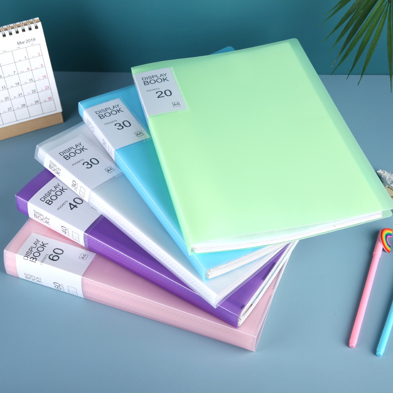 A4 Multi-layer Loose Leaf Student Test Paper File Folder for Office Stationery Supplies
