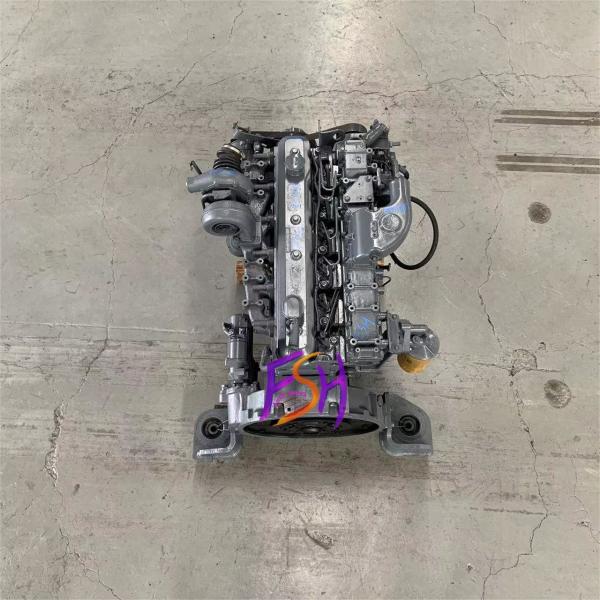 Turbocharged Komatsu 6-Cylinder 6D10T Used Diesel Engine For Construction