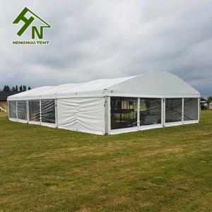 Quality 50m Wide Curved Event Tent Canopy See Through PVC Outdoor Wedding Party Marquee wholesale