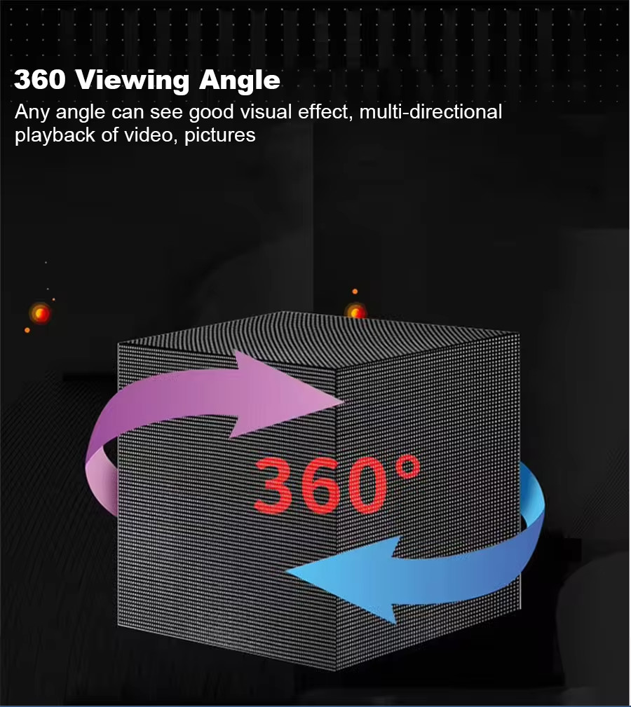 5 Sided P2.5 Outdoor Cube LED Display Screen Cube Video Wall For Exhibition Hall