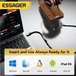 USB C Lightning To 3.5mm Aux Cable OTG Adapters for Mobile Phones and Tablets