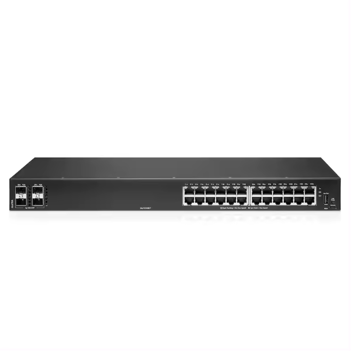 Customized 2930F Series 2930F 24G PoE 4SFP Switch with 56 Gbps Capacity and Full-Duplex Half-Duplex Communication