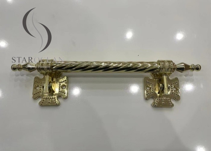 Gold Zinc Metal Coffin Handle Hardware, Coffin Accessories Set Wholesale ZH005A