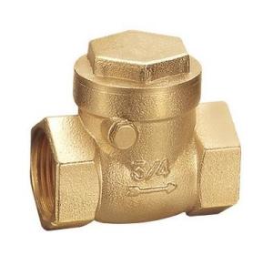 China Water System 25 Bar Forging Brass Swing Check Valve on sale