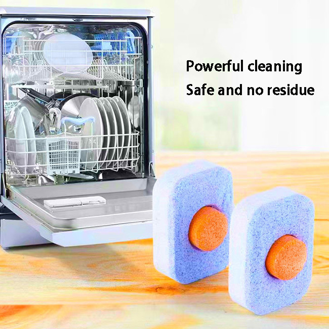 Household Dishwasher Tablets No Plastic Instant Three In One Decontamination Cleaning Dishwashing Block