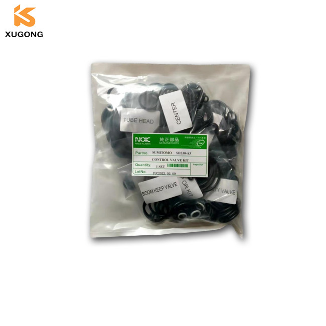 Sumitomo SH330-A3 Main Control Valve Seal Kit For Excavator Boom Black / White Used