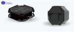 6 Inch 8inch Wafer Cassette SEMI Standard Wafer Carrier Container 25pcs