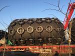 Rubber Mat With Rope Net Pneumatic Boat Fender Pneumatic Rubber Fenders
