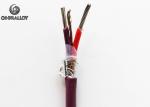 Multi Strands Thermocouple Cable Stainless Shield Silica Fiber Insulation Rubber