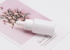 Quality White Cylinder Glass Dropper Bottle 15ml Empty Essential Oil Cosmetic wholesale