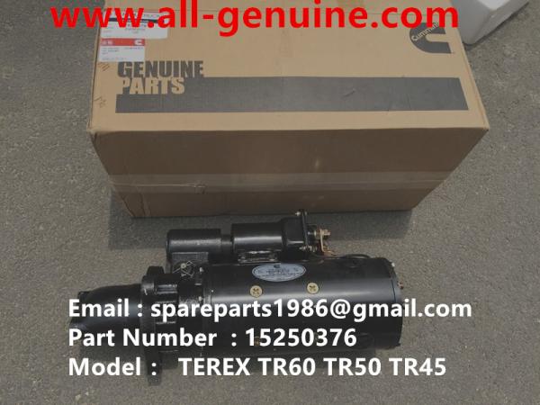 CUMMINS ENGINE TEREX 15250376 MOTOR STARTER NHL DUMP TRUCK MINING QUARRY TR45