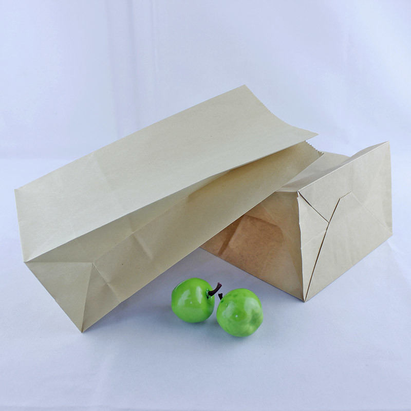 Printing Kraft Foil Lined Paper Bags No Handles Square Bottom Customized