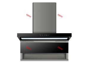 Quality 900mm Side Suction L Shaped Cooker Hood Kitchen Chimney Hood E68B wholesale