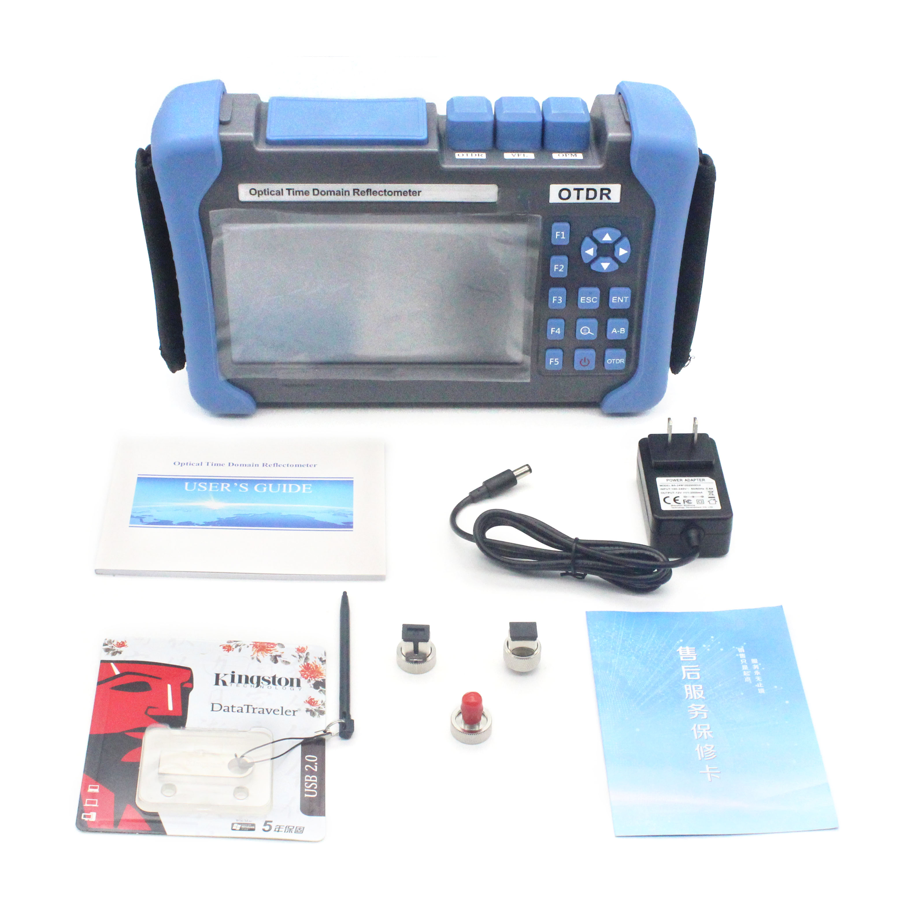 7-inch Anti-reflection LCD Screen Fiber Optic Cable Tester for OTDR and Network Testing