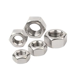 Quality Stainless Steel Left Hand (Reverse) Thread Hex Machine Screw Nuts wholesale