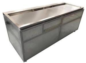 Quality Commercial Electric Sunken Exhaustion Japanese Teppanyaki Grill with Fume Purifier System wholesale