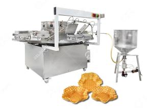 Quality Commercial Waffle Bowl Maker , Ice Cream Waffle Cone Baking Machine 380V Customized wholesale
