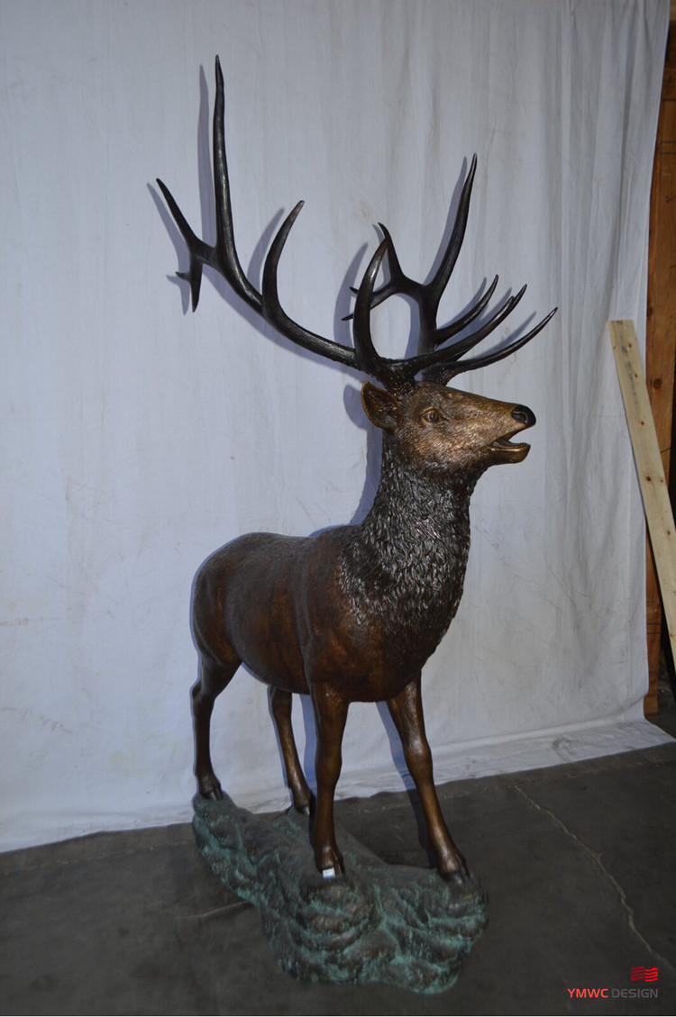 Custom Print Method Life-Size Bronze Animal Sculpture for Customized Requirements